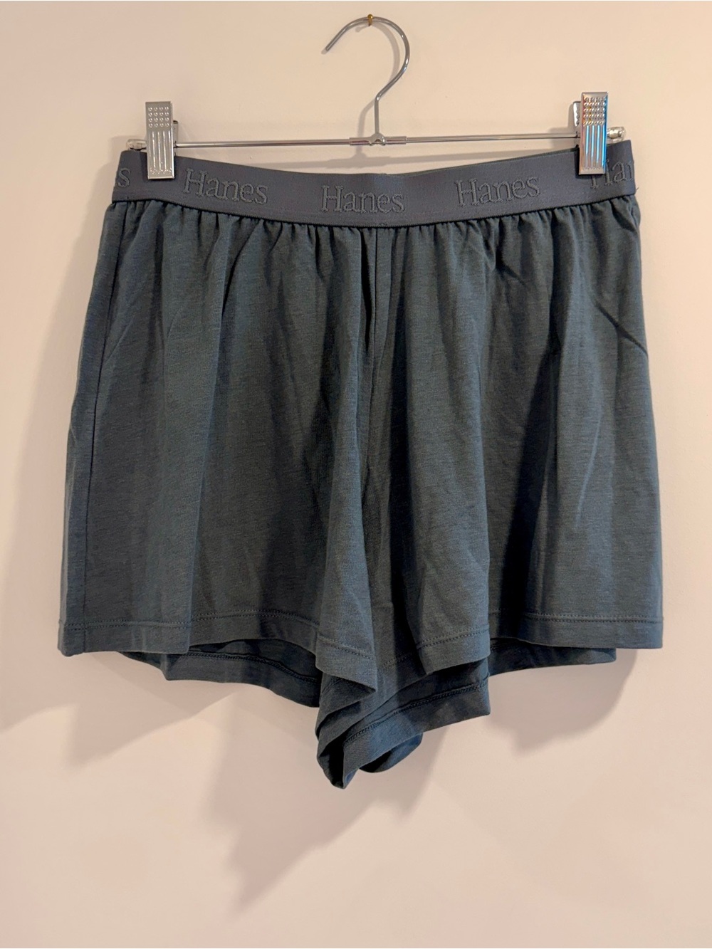 NWOT Hanes Gray Lounge Sleep Shorts, Size Small